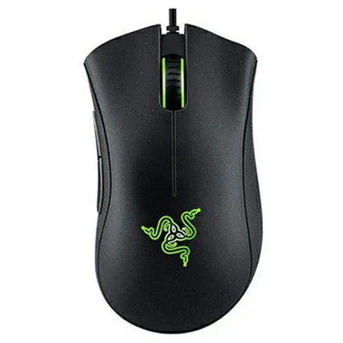 RAZER 雷蛇 DeathAdder Essential 煉獄蝰蛇滑鼠, RZ01-0385, 黑色