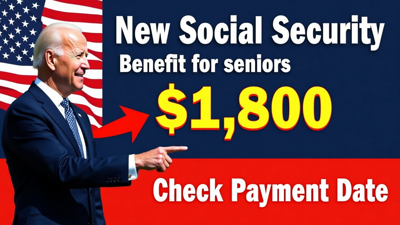 $1800 Social Security Benefit for Seniors Over 72