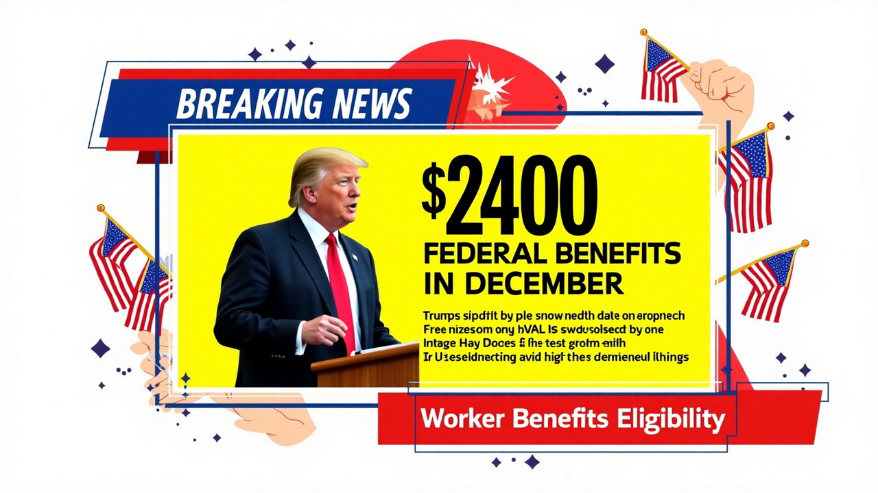 $2400 Federal Benefits Set to Arrive in December 2024