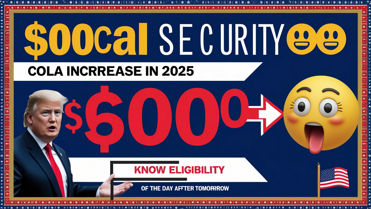 $600 Social Security COLA Increase in 2025